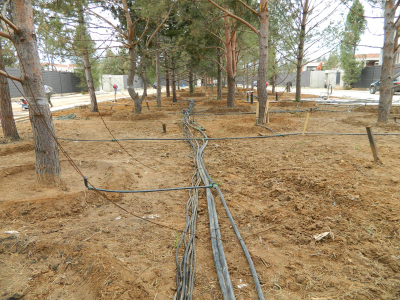 Полив участка